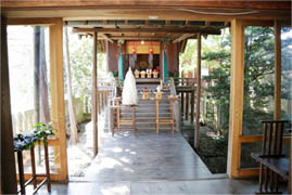 写真: 川越熊野神社の拝殿